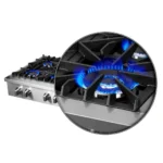 Forno Lseo 48-Inch 8-Burner Gas Rangetop with Griddle, Stainless Steel (FCTGS5737-48) - Image 5