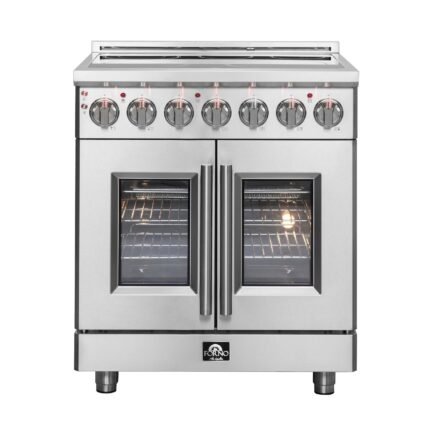 Forno Massimo 30 in. 4.32 cu. ft. Freestanding Electric Range with French Door and 5 Radiant Elements (Model FFSEL6955-30)